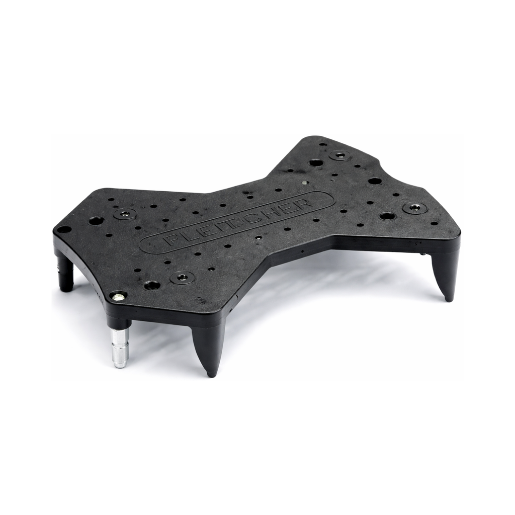 Pletscher 3-Punkt Adapter aus Kuststoff für System Gepäckträger, schwarz