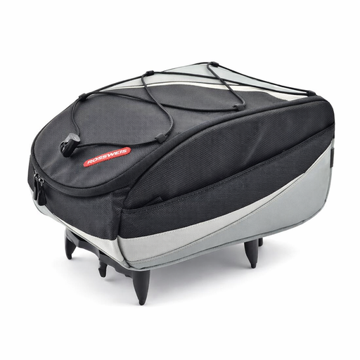 [50093000] Pletscher Fahrradtasche Ascona schwarz/grau